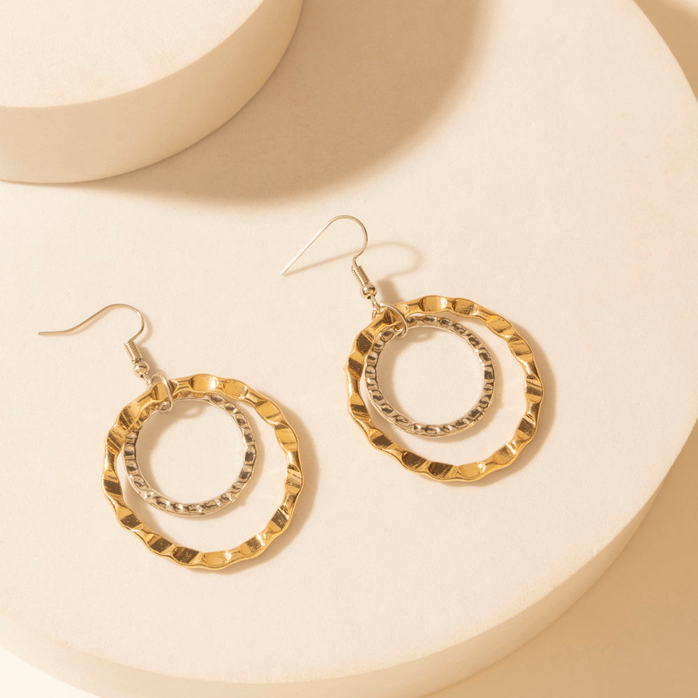 Myra High Plains Halo Earrings in Saddle Blue - Myra USA