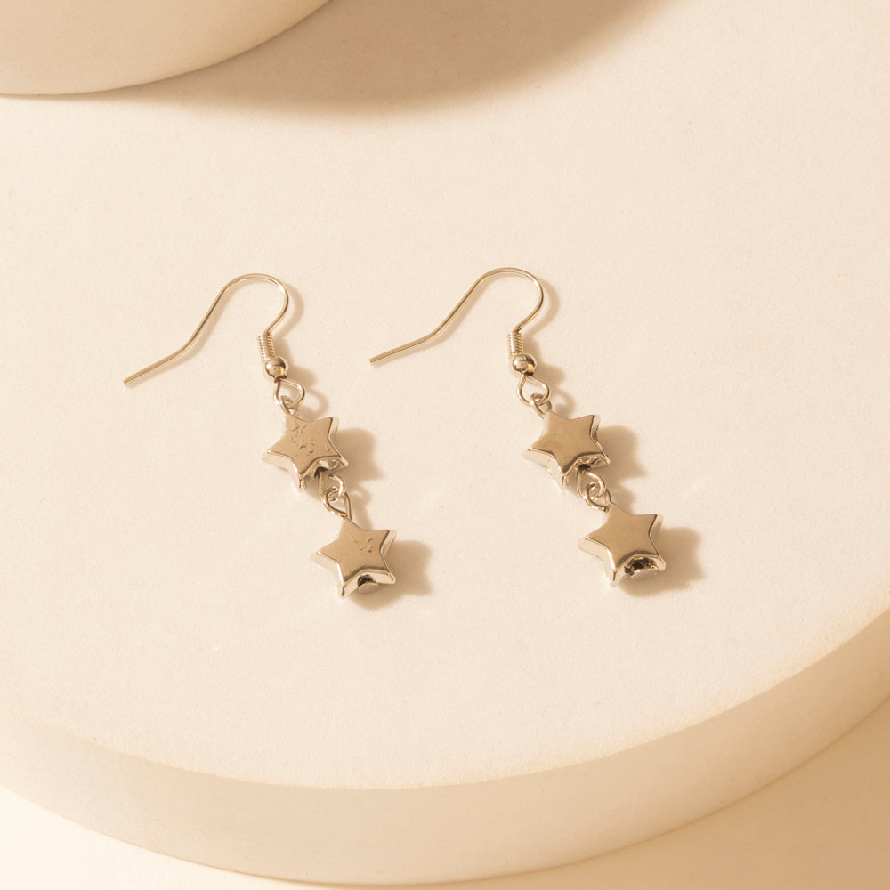 Myra Prairie Trinket Earrings Set in Saddle Silver - Myra USA