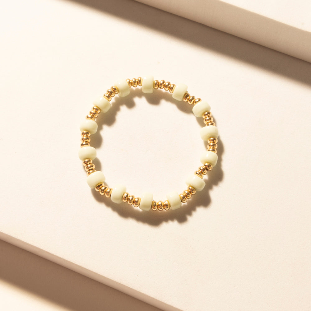 Myra Palomino Shine Stack Bracelet in Frost Green - Myra USA