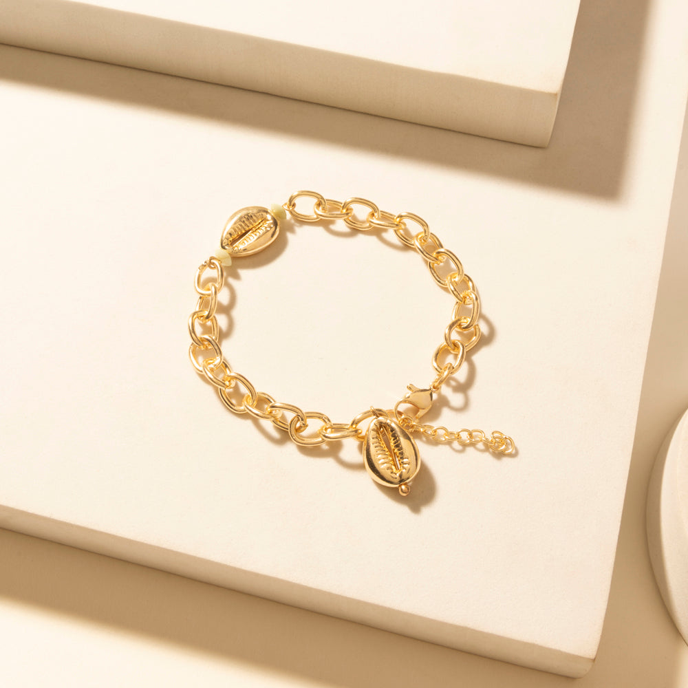 Myra Palomino Shine Stack Bracelet in Frost Green - Myra USA