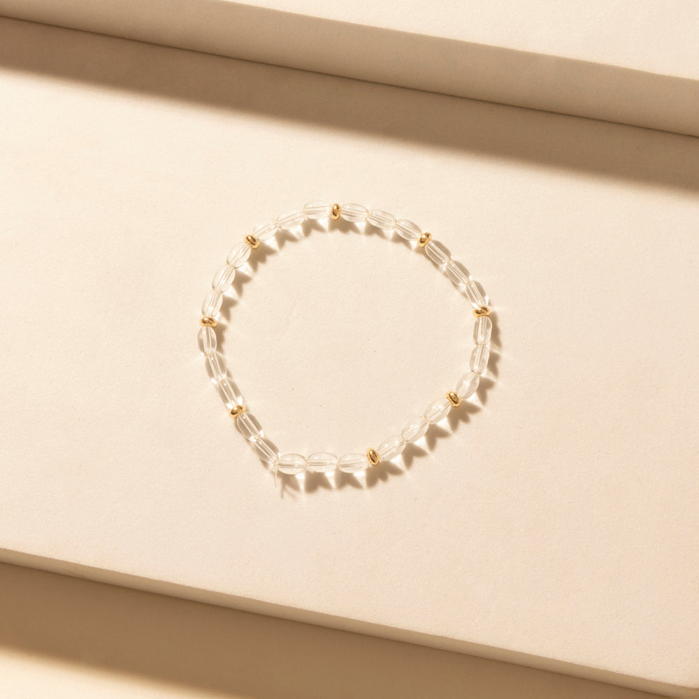 Myra Amethyst Trail Stack Bracelet in Desert Orchid - Myra USA