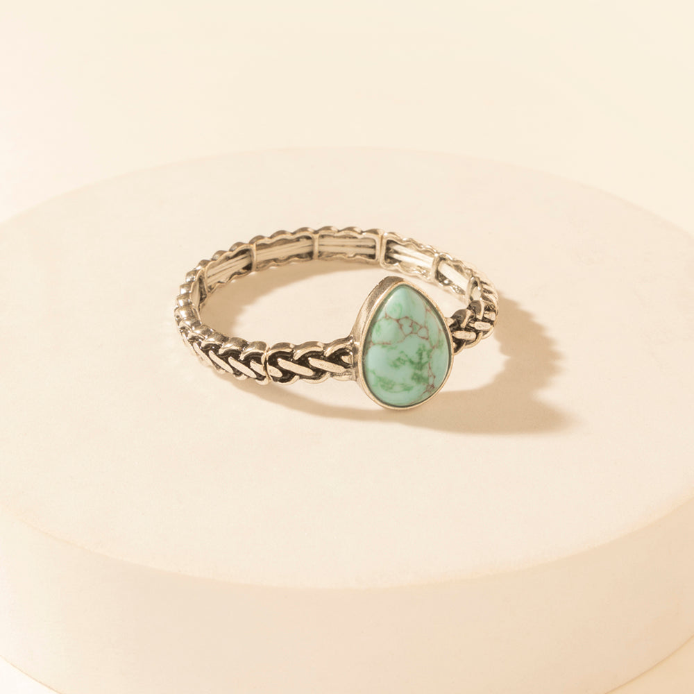 Myra Arroyo Stone Bracelet in Halo Teal - Myra USA
