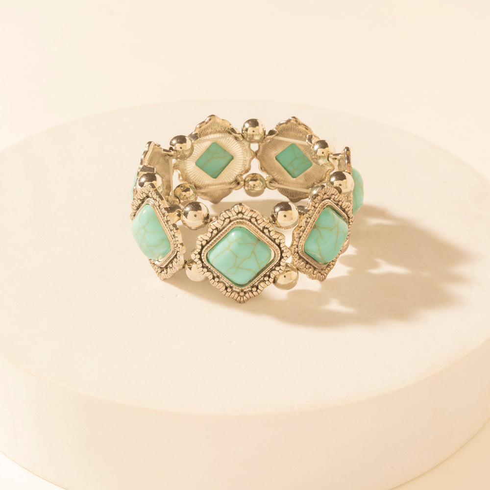 Myra Skystone Elastic Cuff in Creek Blue - Myra USA