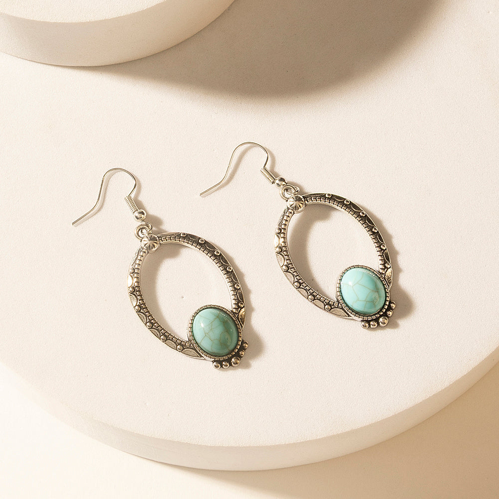 Myra Crescent Sky Earrings in Moon Blue - Myra USA