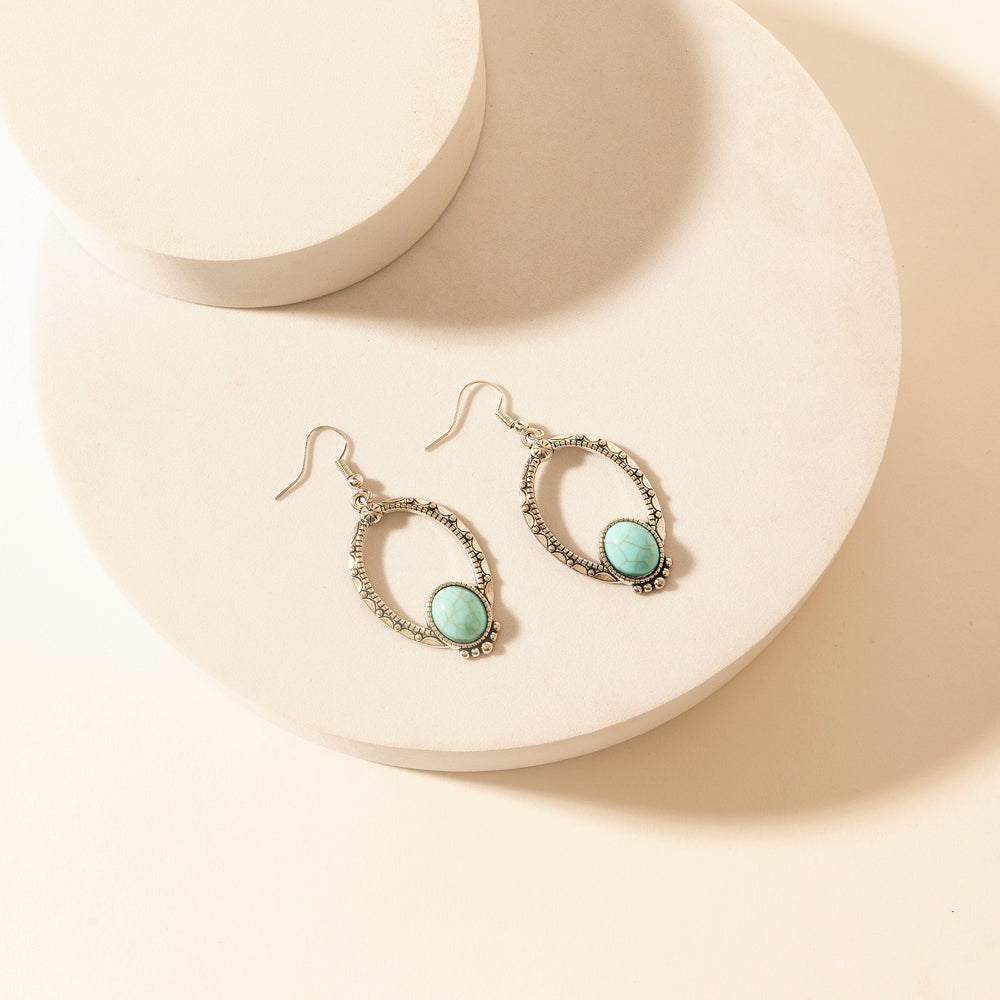 Myra Crescent Sky Earrings in Moon Blue - Myra USA