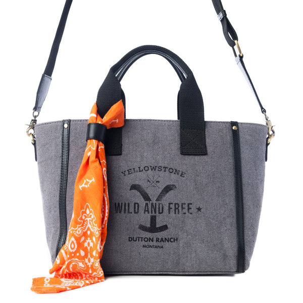 Yellowstone Echo Valley Ash Crossbody Bag with Scarf - Myra USA