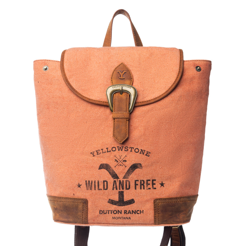 Yellowstone Paradise Valley Backpack in Amber - Myra USA