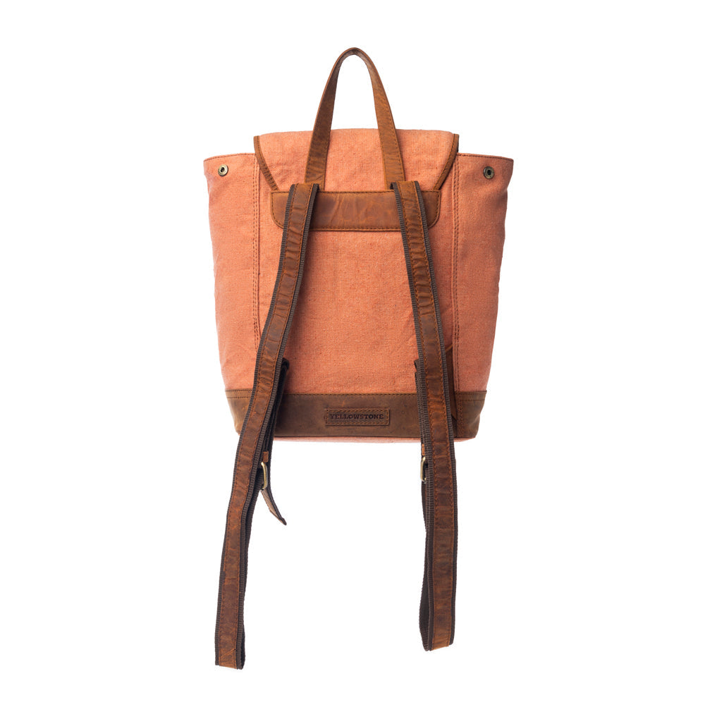 Yellowstone Paradise Valley Backpack in Amber - Myra USA