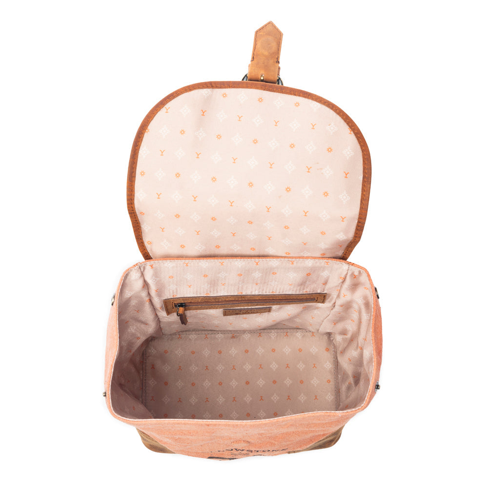Yellowstone Paradise Valley Backpack in Amber - Myra USA