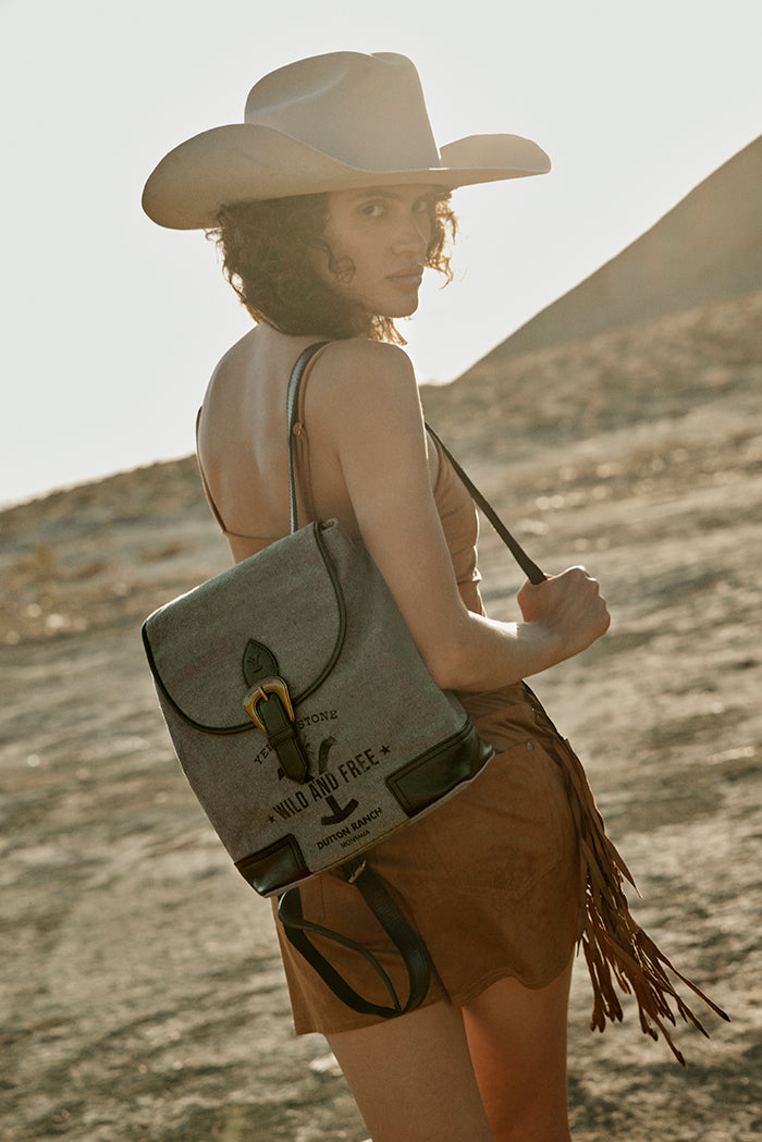 Yellowstone Paradise Valley Backpack in Ash - Myra USA