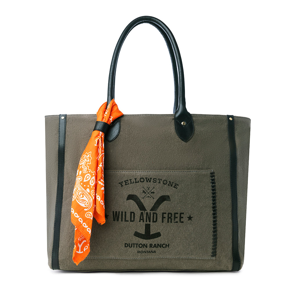 Yellowstone Velorra Ash Weekender Bag with Scarf - Myra USA