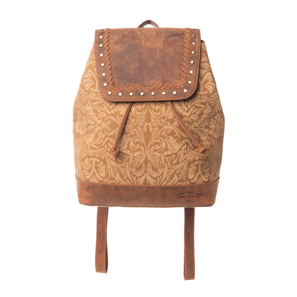 Yellowstone Amber Sienna Drawstring Backpack - Myra USA
