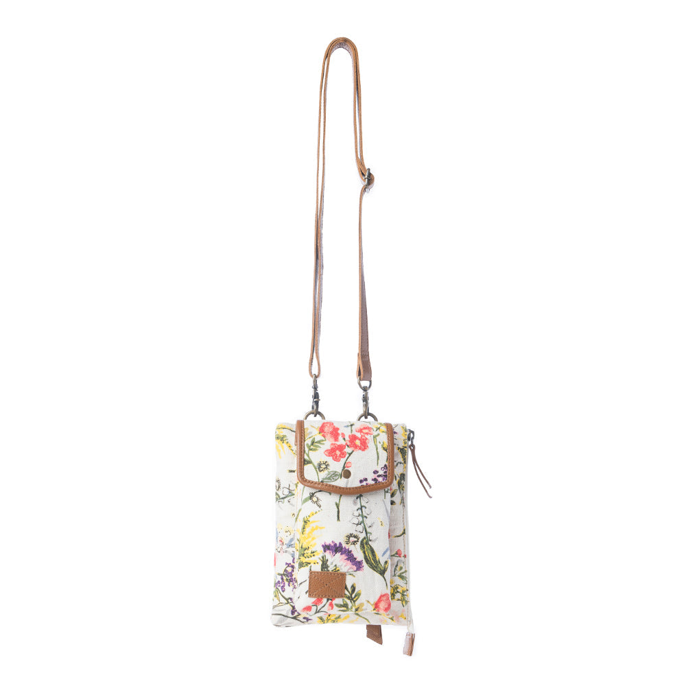 Myra Floraléa Crossbody Bag with Phone Compartment in Orchid Glow
