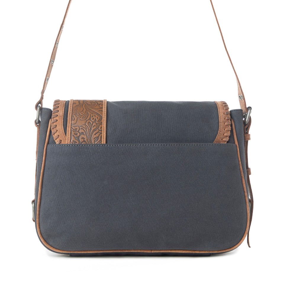 Myra Outlaw's Travels Leather Shoulder Bag in Copper Tan - Myra USA