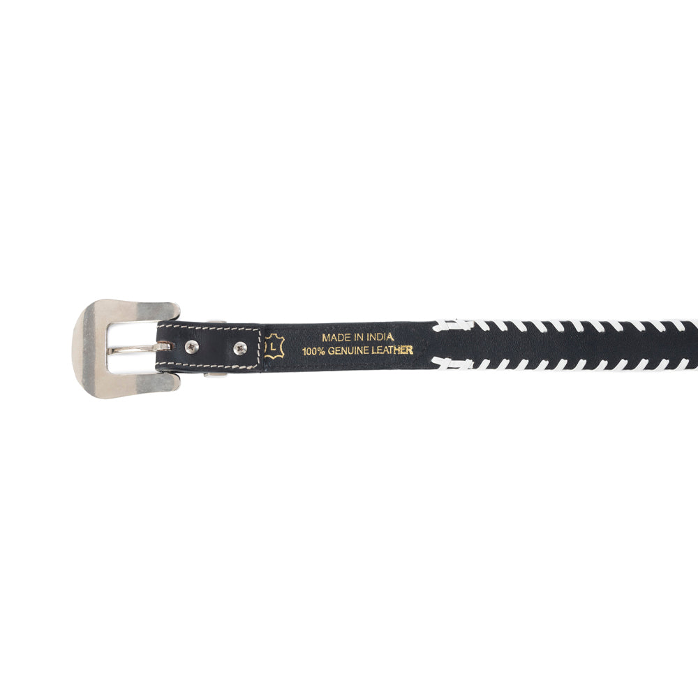 Wildrose Canyon Leather Kids' Belt in Bourbon Brown - Myra USA