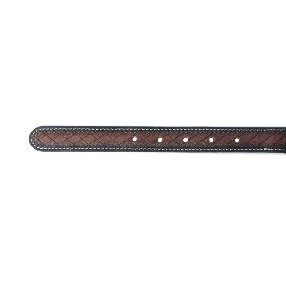 Wildrose Canyon Leather Kids' Belt in Bourbon Brown - Myra USA