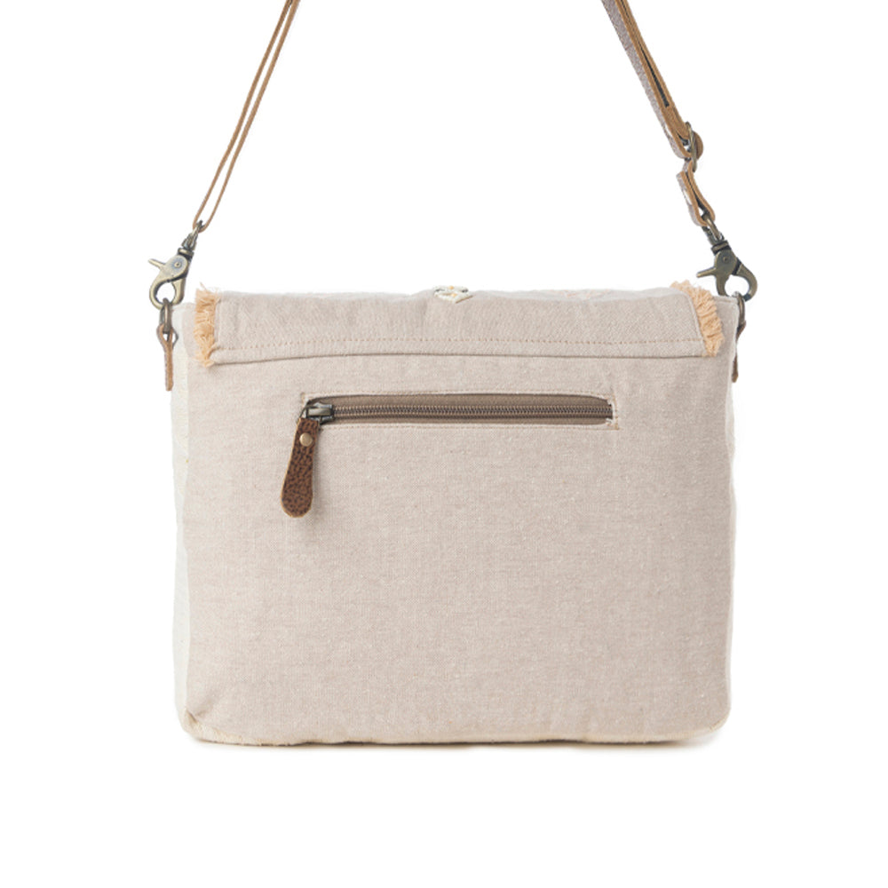 Myra Cinnamon Sands Crossbody Bag in Sunset Ivory - Myra USA