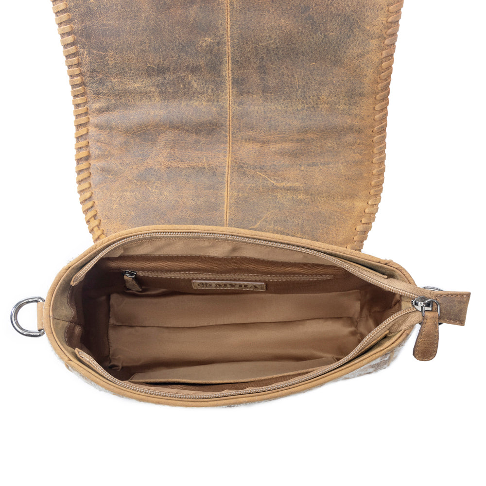 Myra Rising Falcon Woven Shoulder Bag in Prairie Sand
