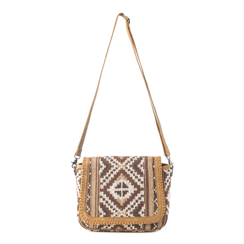 Myra Mesa Crosswinds Woven Shoulder Bag in Canyon Taupe