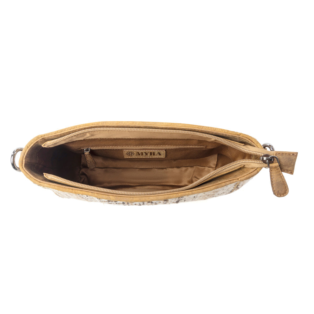 Myra Moonlace Range Woven Shoulder Bag in Mojave Beige
