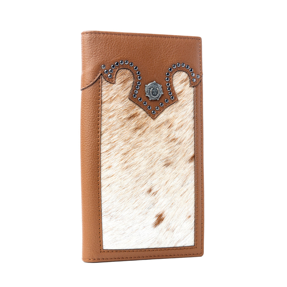 Myra Rustler’s Pride Leather Wallet for Men in Wildhide Oak