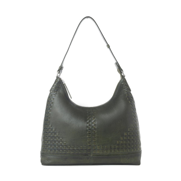 Myra Zidana Marlowe Dusk Veg Tanned Leather Bag in Twilight Smoke - Myra USA