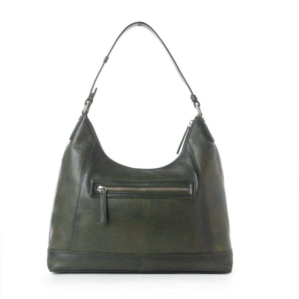 Myra Zidana Marlowe Dusk Veg Tanned Leather Bag in Twilight Smoke - Myra USA