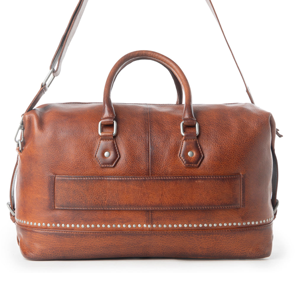 Myra Zidana Sundown Plains Veg Tanned Leather Traveller Bag in Auburn Ember - Myra USA
