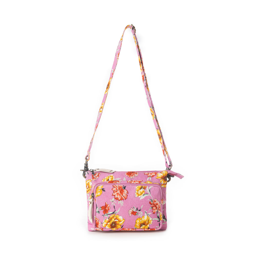 Myra Florabelle Crossbody Bag in Peach Summer - Myra USA