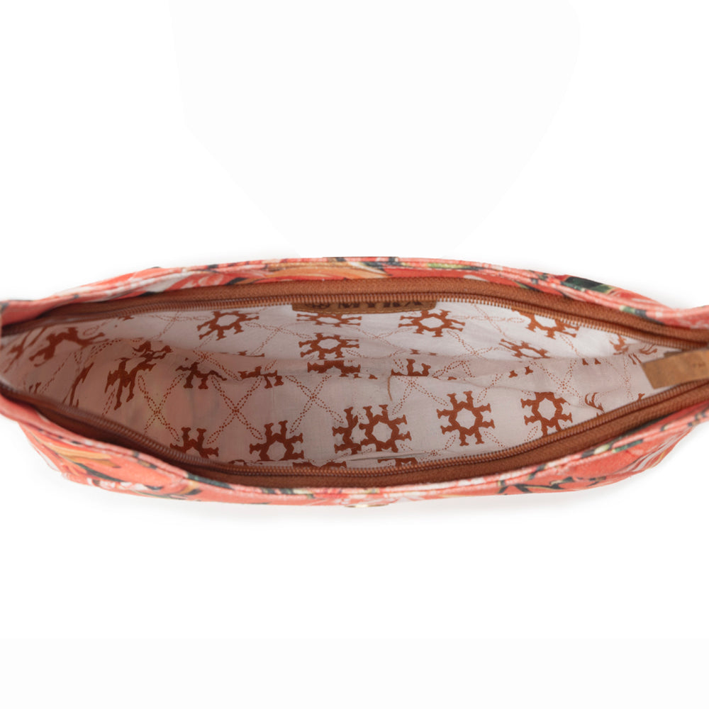 Myra Whispering Fields Shoulder Bag in Peach Paradise - Myra USA