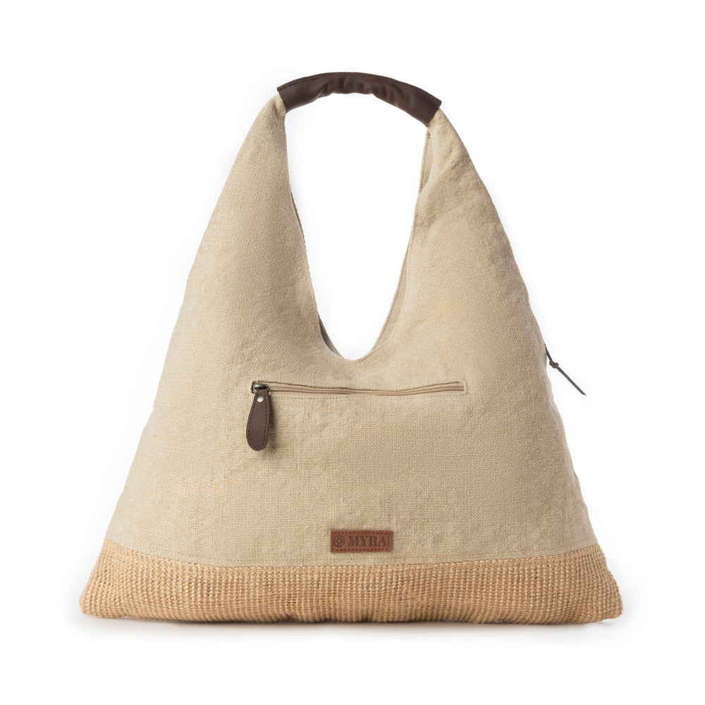 Myra Sandmoor Soft Shoulder Bag in Sandy Espresso - Myra USA