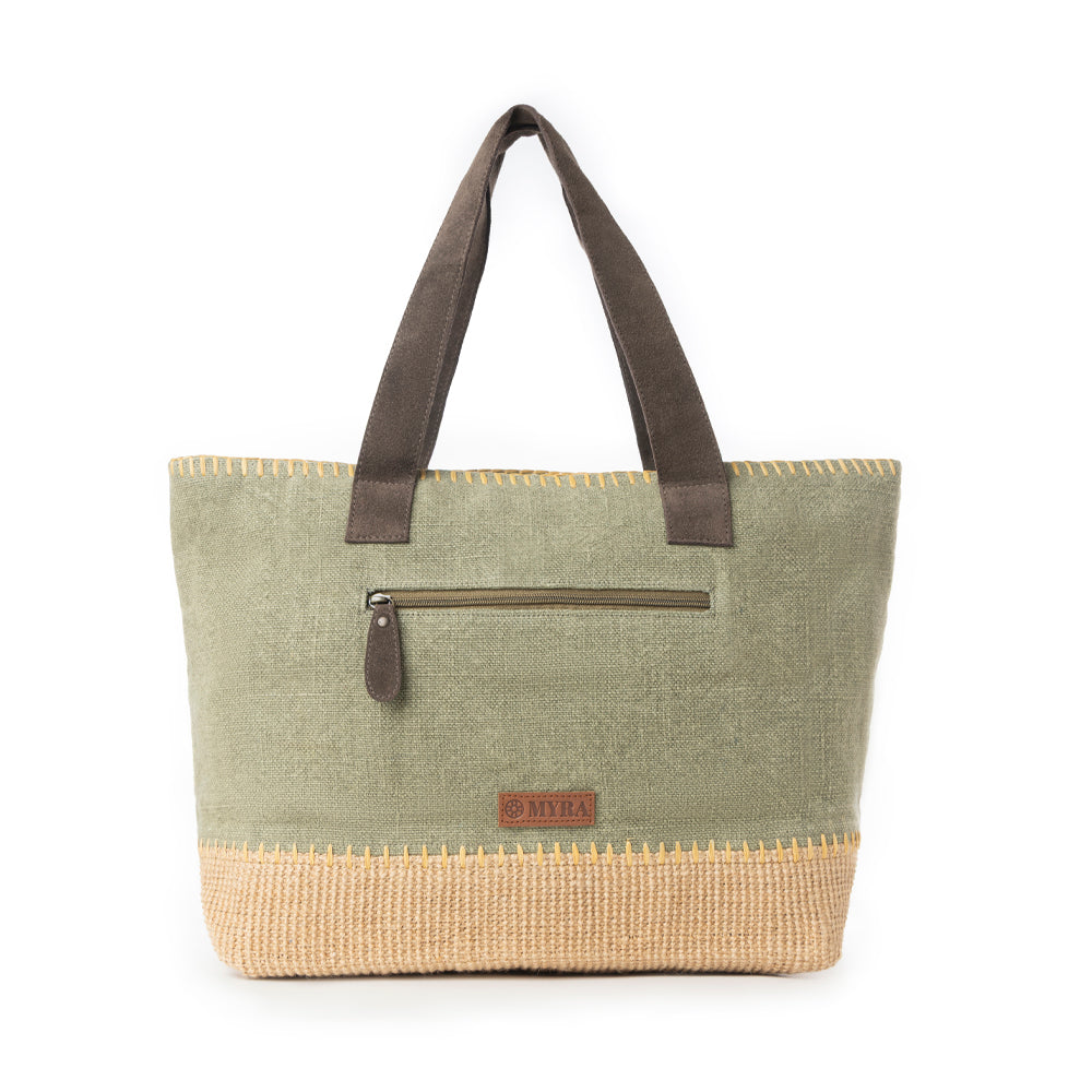 Myra Willow Wanderer Tote Bag in Willow Green - Myra USA