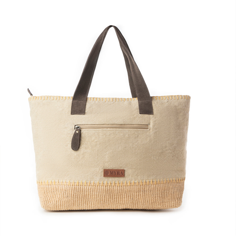 Myra Willow Wanderer Tote Bag in Prairie Dust - Myra USA