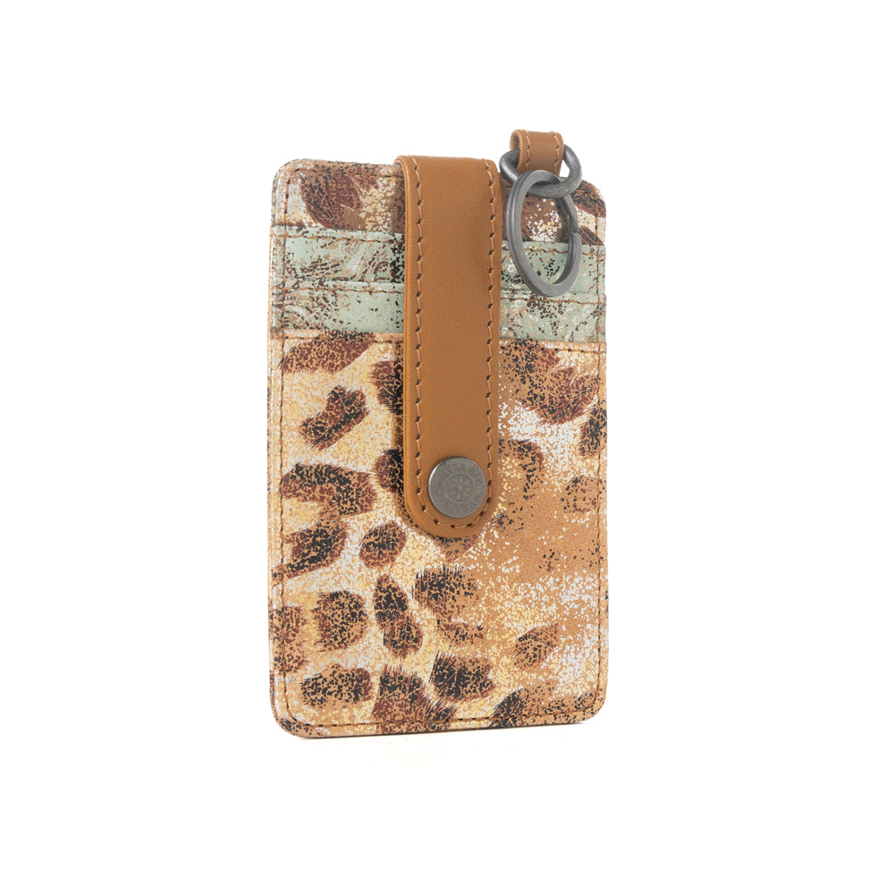 Myra Valejo Spirit Credit Card Holder in Leopard Dust - Myra USA