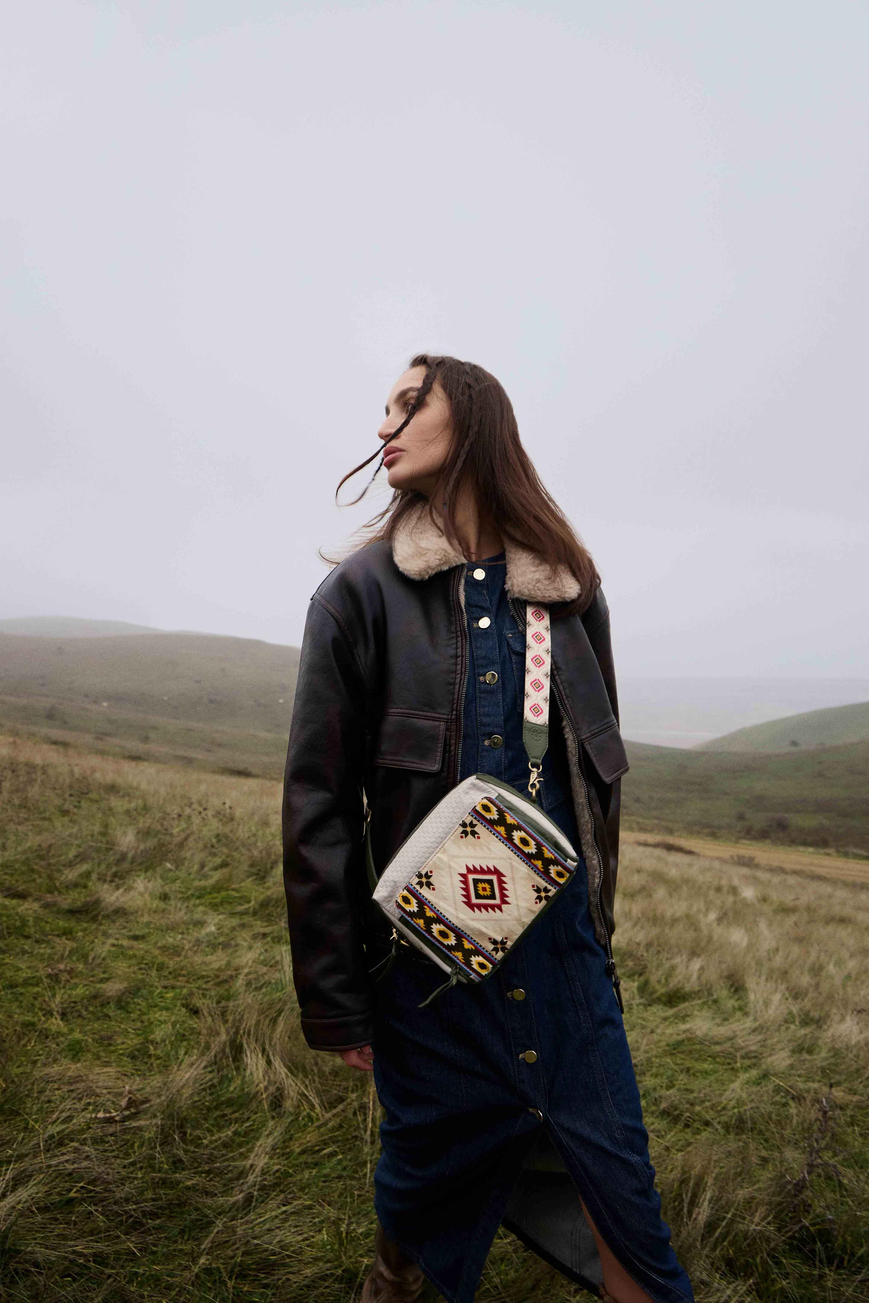 Myra Pueblo Sun Crossbody Bag in Nomad Ivory