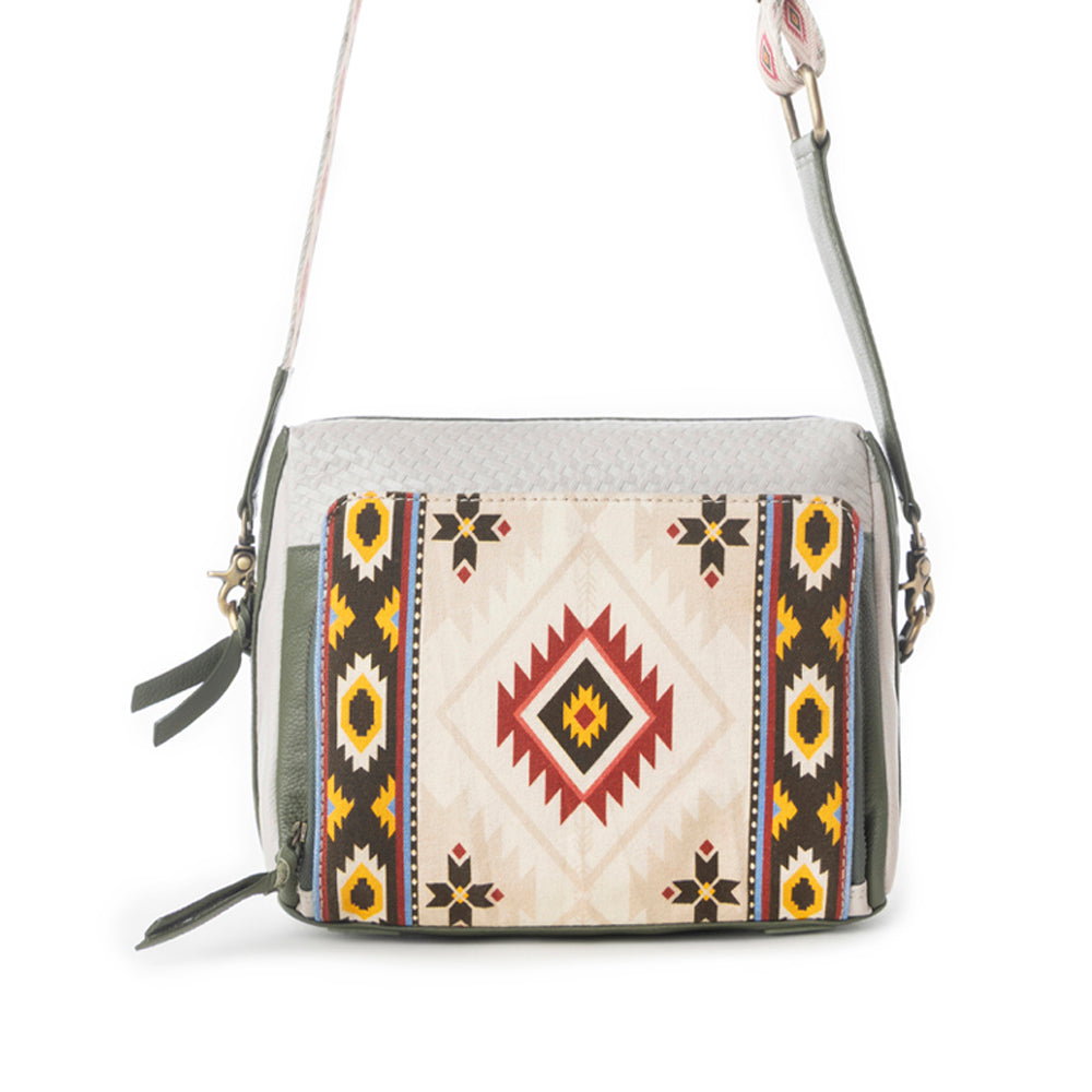 Myra Pueblo Sun Crossbody Bag in Nomad Ivory - Myra USA