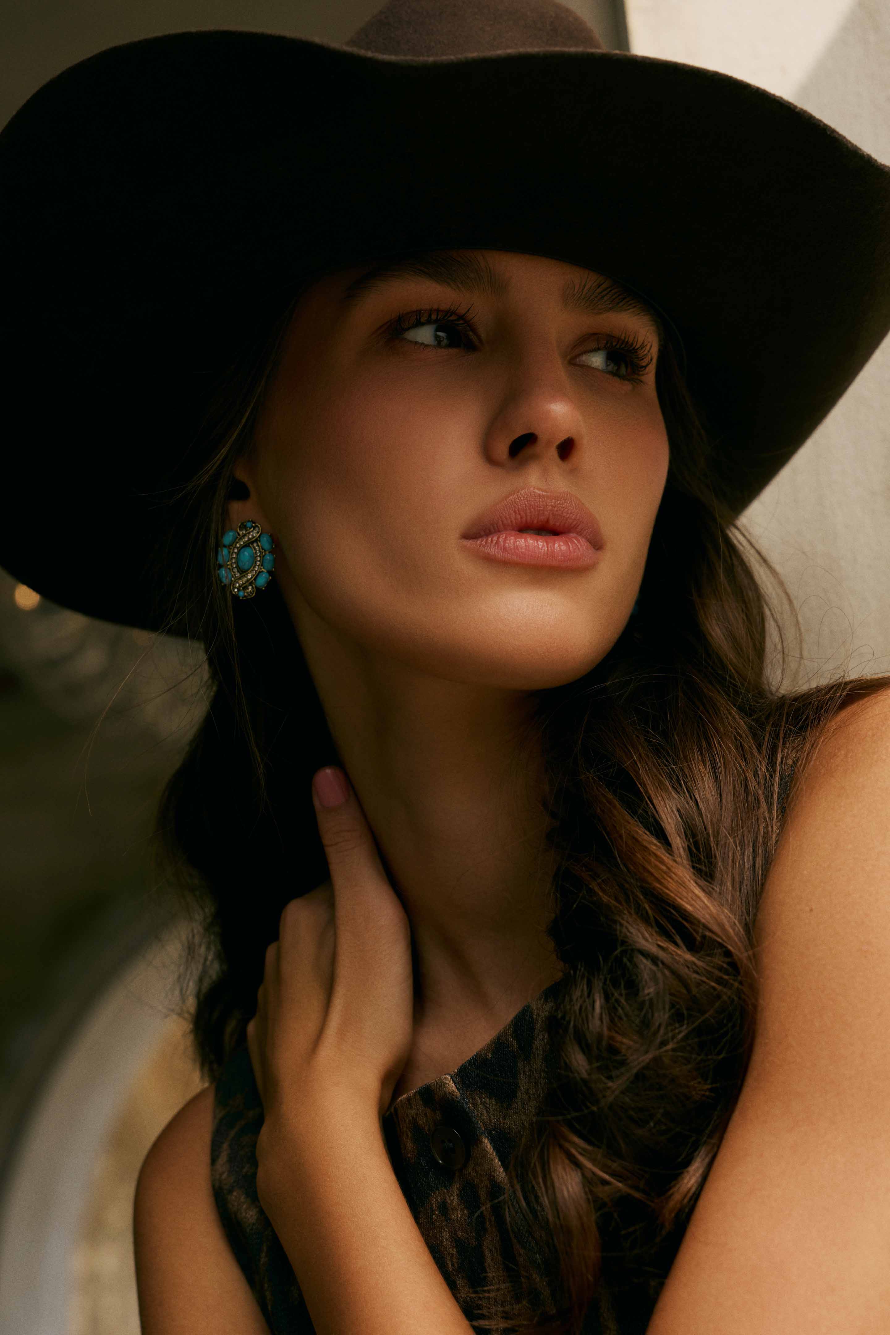 Myra Sage Wind Studs in Desert Turquoise - Myra USA