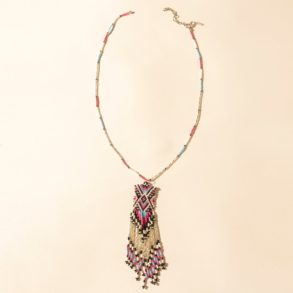 Myra Sky and Coral in necklace in Turquoise - Myra USA