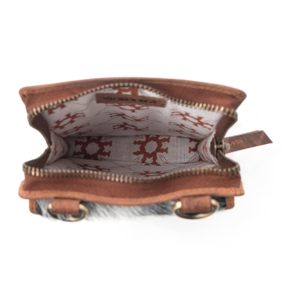 Myra Duneland Rise Handtooled Bag in Brindle Ivory - Myra USA