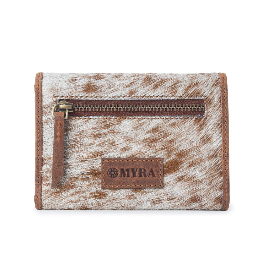 Myra Dune Wave Trail Credit Card Holder in Brindle Ivory - Myra USA