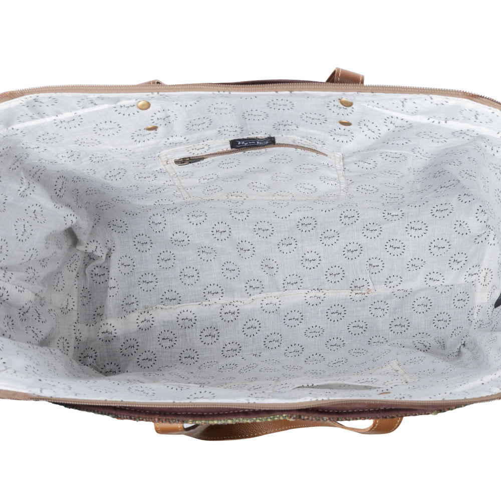 Myra Canyon Range Weekender Bag in Olive Green - Myra USA