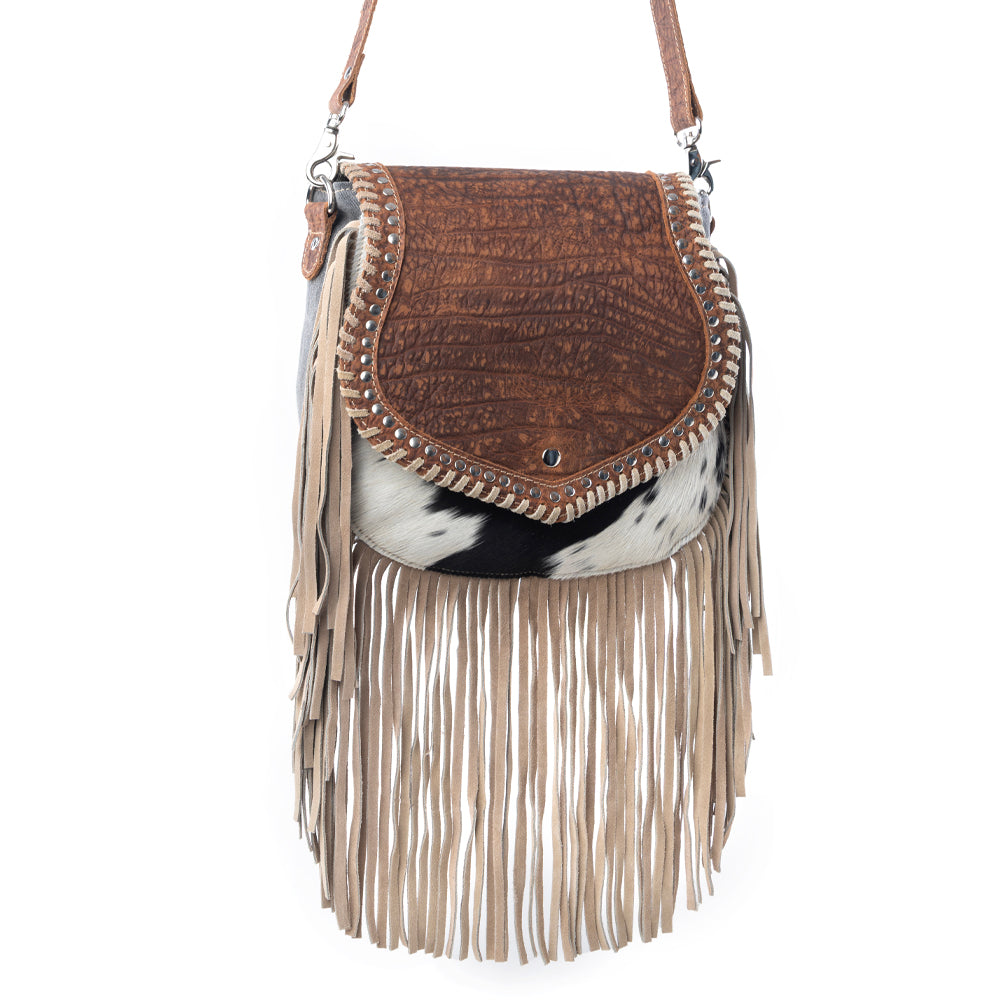 Myra Dusty Lariat Concealed Carry Bag in Saddle Brown - Myra USA