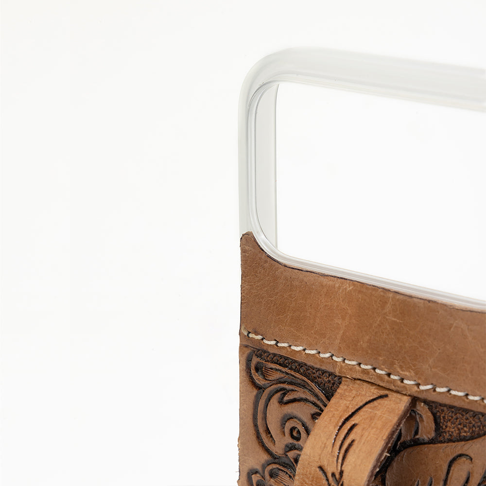 Myra Toolcrest Handtooled iPhone 17 Pro Max Mobile Case - Myra USA