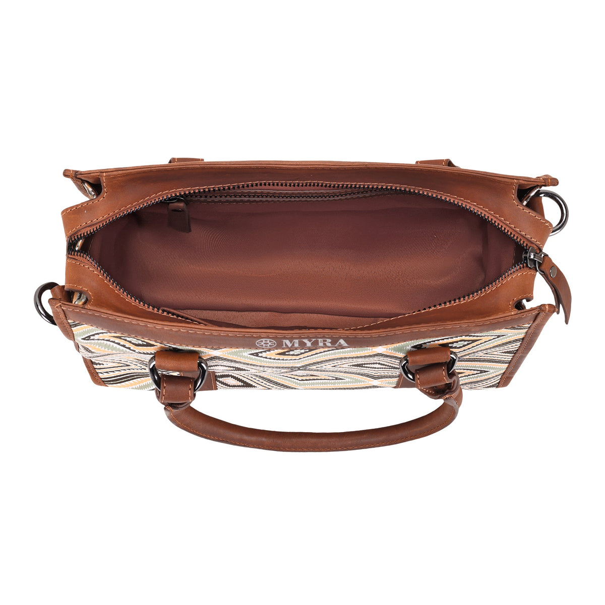 Myra Nuevas Vistas Crossbody Bag in olive and yellow - Myra USA