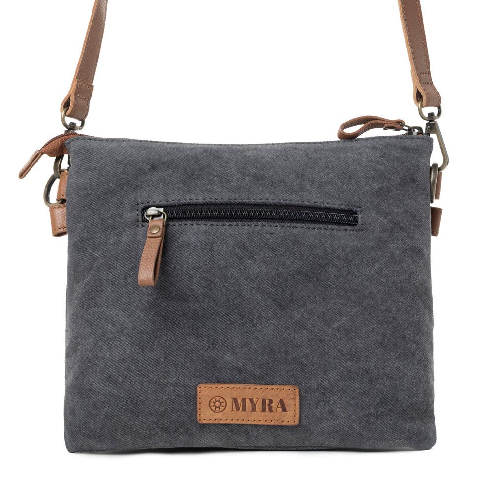 Myra Thunderpeak Concho Hairon Leather Bag in Fawn Sand