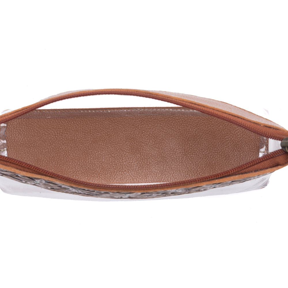 Myra Rodeo Frontier Clear Bag in Bridle Biscuit - Myra USA