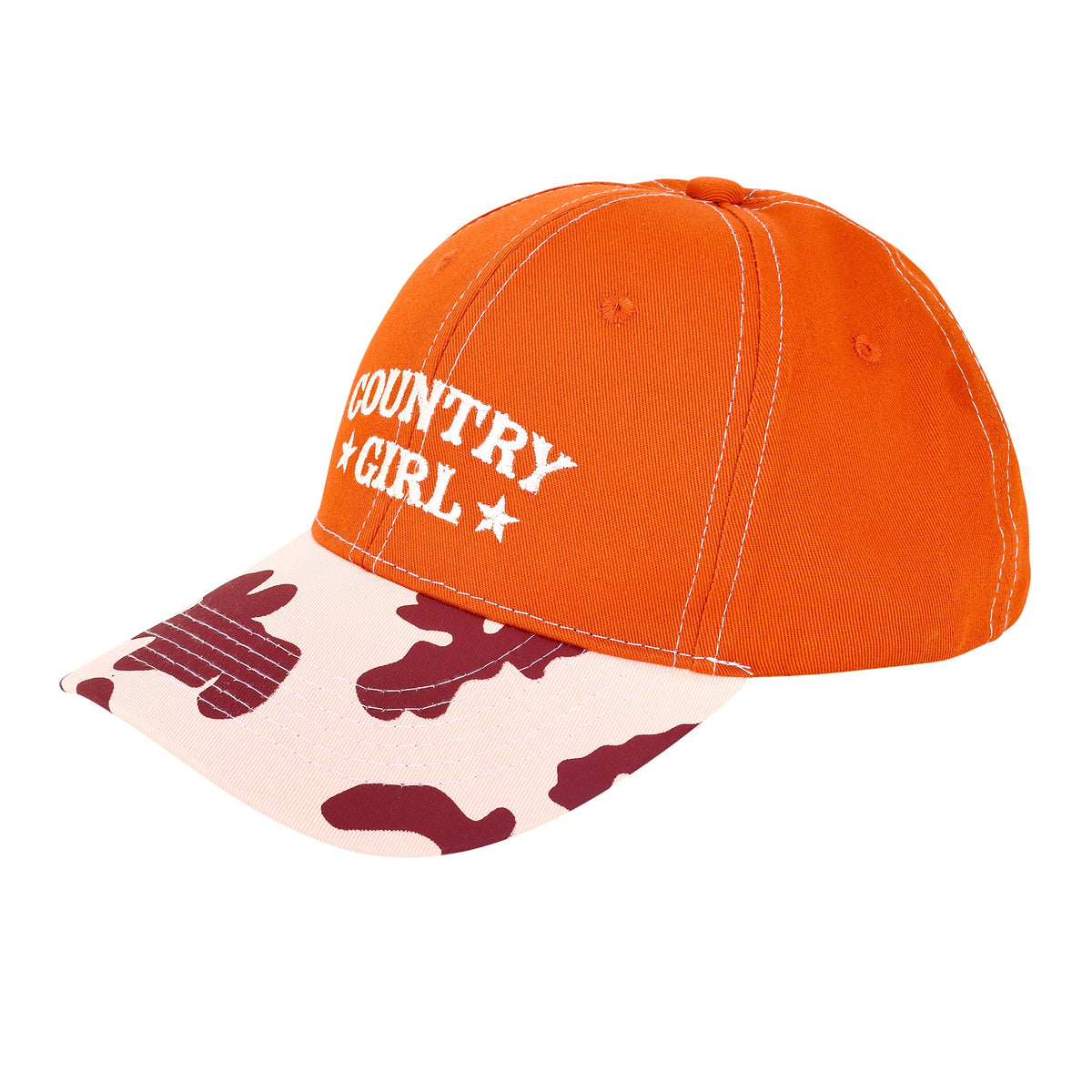 Myra Country Girl Panel Baseball Cap in Sunset Camo - Myra USA