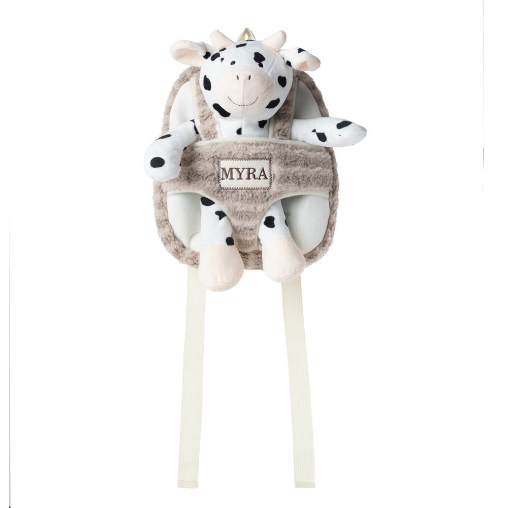 Little Moo Kids Backpack in Toffee Ranch