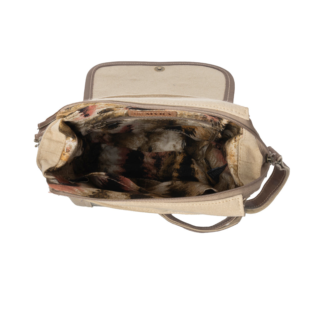 Sandstone Pony Western Shoulder Bag for Women in Khaki - Myra USA