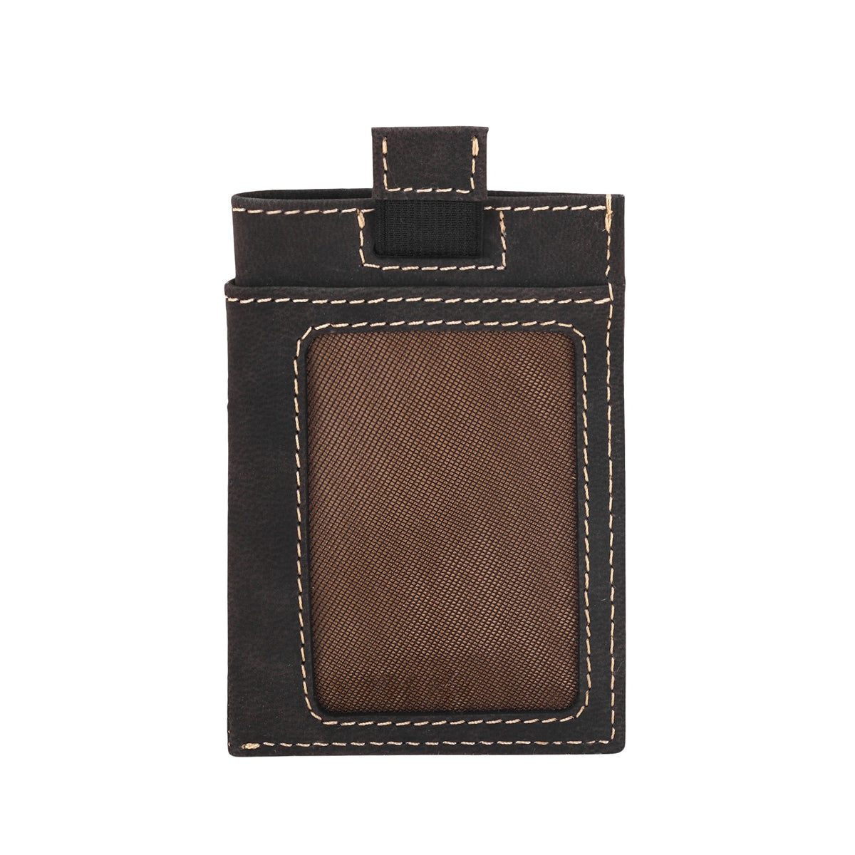 Myra Ridgemere Credit Card Holder in black with front slip pocket - Myra USA